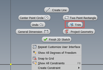 Marking Menu chứa các lệnh hay sử dụng