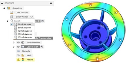 Mô phỏng các cấu hình khác nhau trên Fusion 360