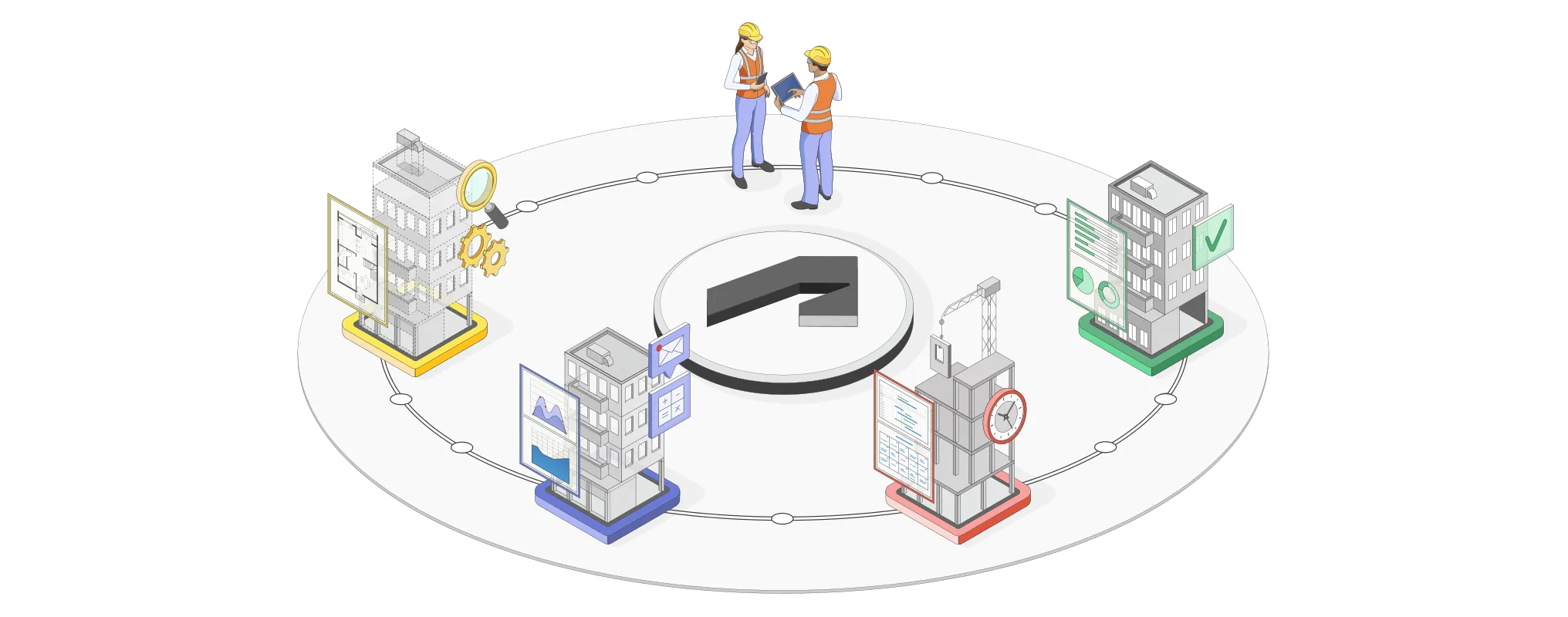 Mô phỏng hệ sinh thái Autodesk Construction Cloud (ACC) – nền tảng quản lý và cộng tác dữ liệu CAD trong môi trường cloud