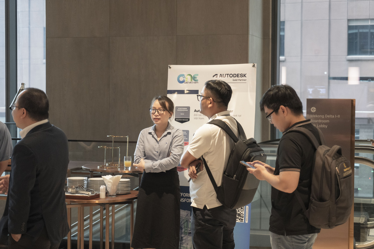 Đón khách tại sự kiện ACC Masterclass