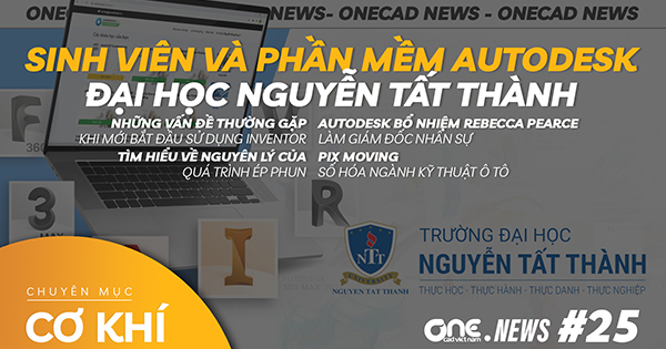 Chương trình sinh viên và phần mềm Autodesk với trường ĐH Nguyễn Tất Thành - Tìm hiểu quá trình ép phun - OneCAD News 25