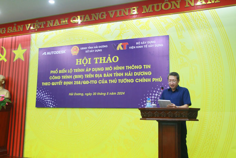 Tiến sĩ Nguyễn Tấn Vinh - Viện trưởng Viện Kinh tế Xây dựng