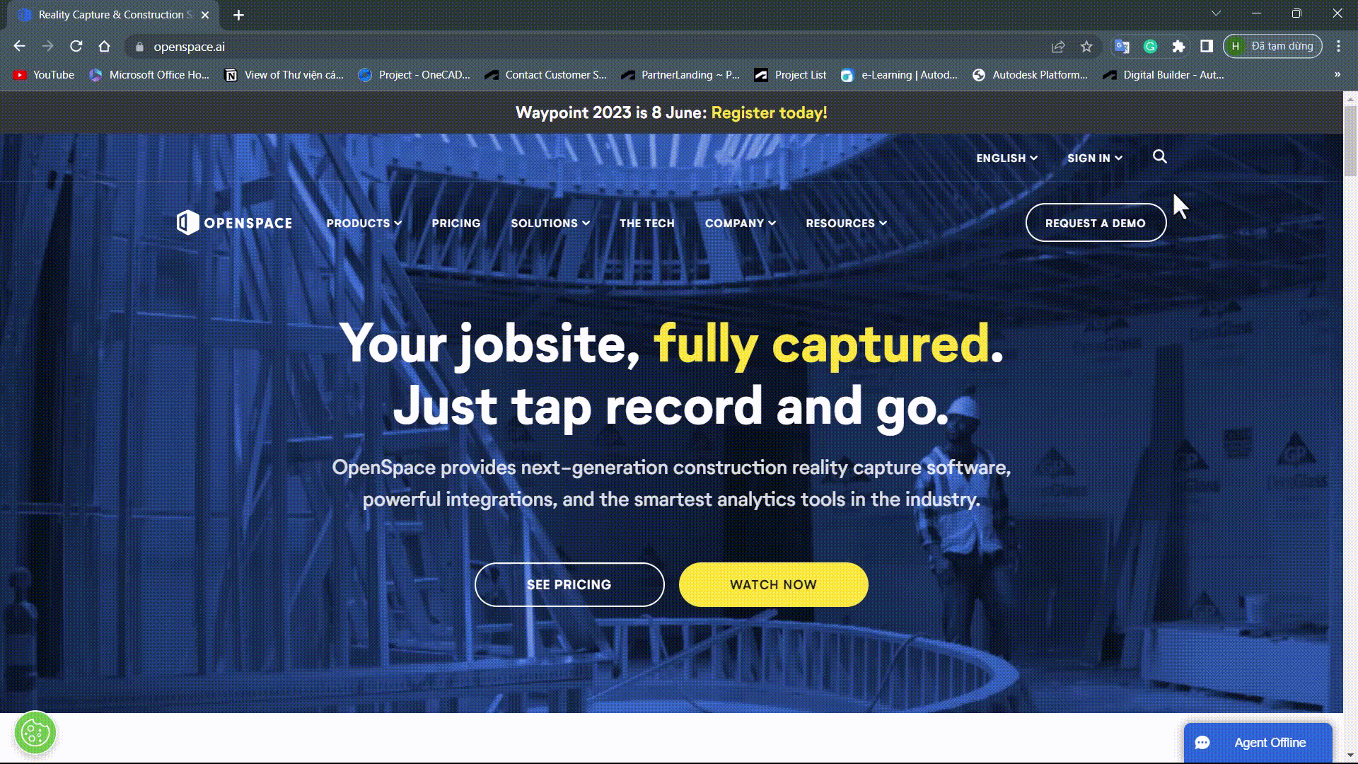 OpenSpace chính thức tích hợp vào nền tảng Autodesk Construction Cloud