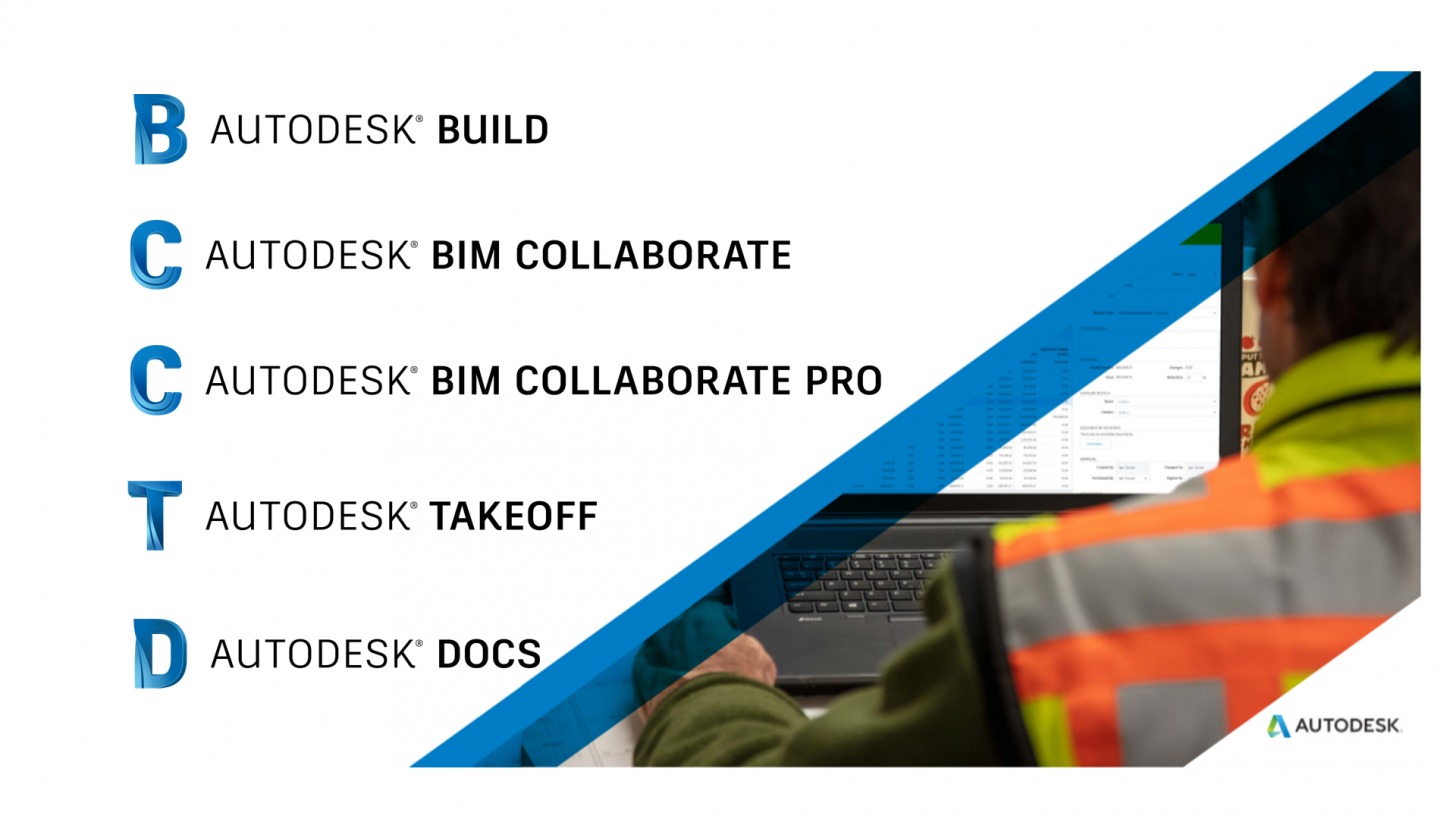 Các sản phẩm trong nền tảng Autodesk Construction Cloud