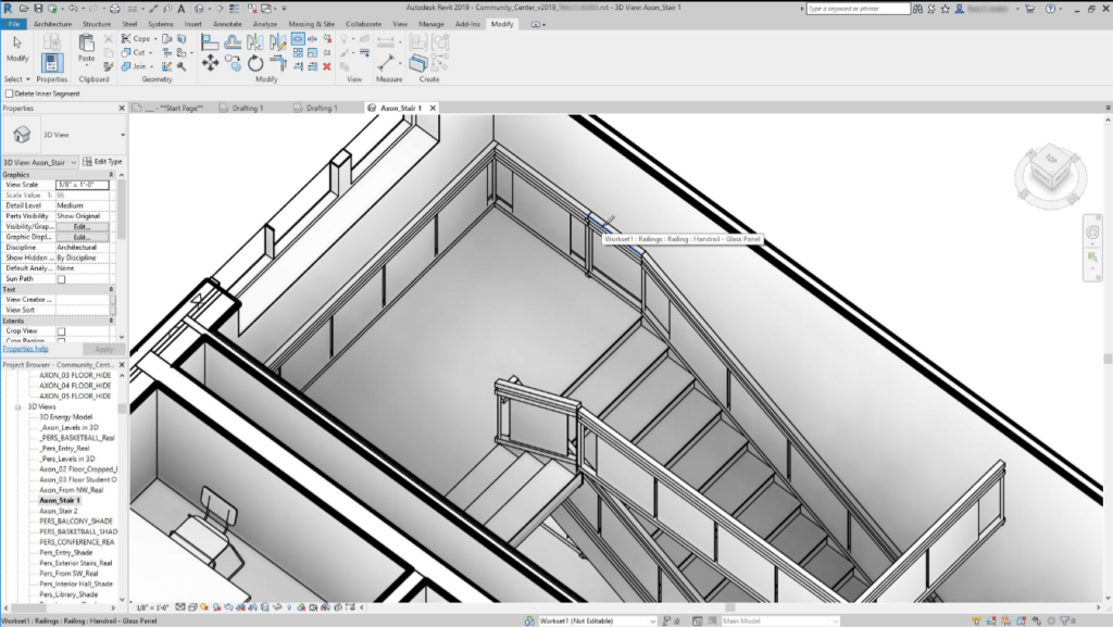 Get more control of railings generated from the railing path