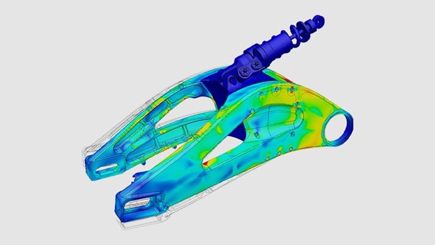 Sản phẩm đang được phân tích trong Fusion 360