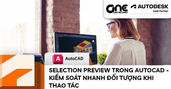 Selection Preview trong AutoCAD - Kiểm soát nhanh đối tượng khi thao tác