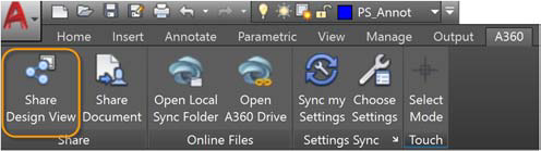 Share Design View Enhancements