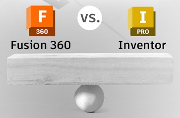 So sánh Inventor Professional và Fusion 360