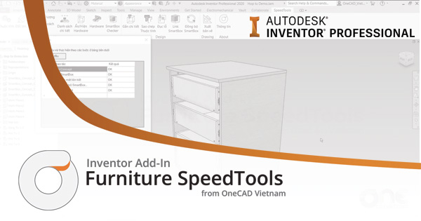 Ứng dụng Inventor trong thiết kế sản phẩm nội thất