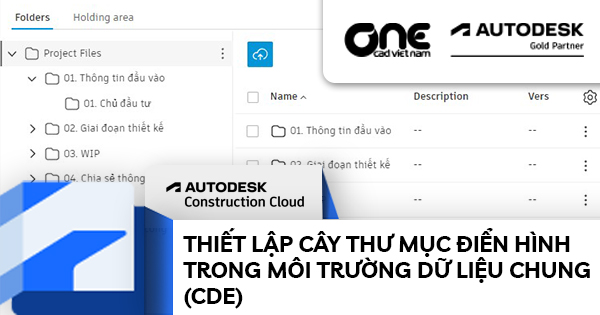 Thiết lập cây thư mục điển hình trong môi trường dữ liệu chung (CDE)