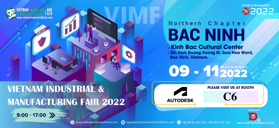 Triển lãm Công nghiệp & Sản xuất Việt Nam VIMF 2022 - Bắc Ninh