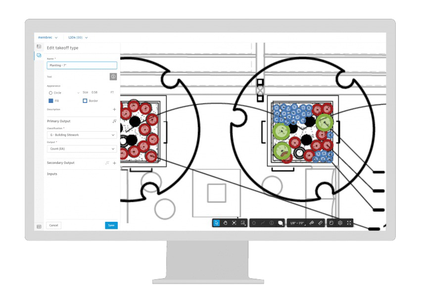 Cập nhật tính năng mới cho Autodesk Takeoff