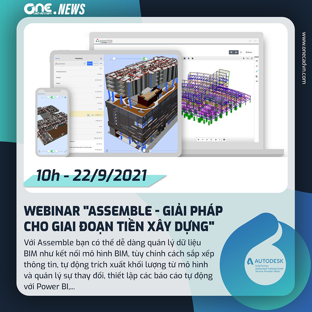 Webinar Assemble giải pháp cho giai đoạn tiền xây dựng