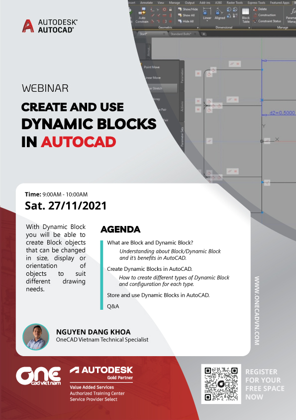 Webinar "Tạo và sử dụng Dynamic Block với AutoCAD"