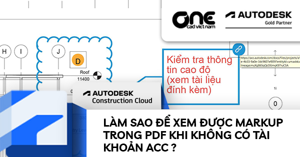 Làm sao để xem được Markup trong PDF khi không có tài khoản ACC?